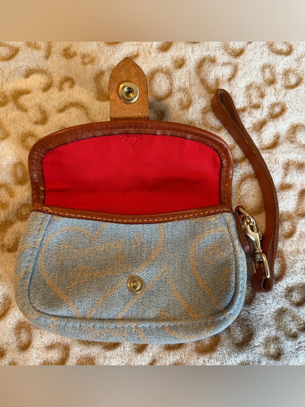 Dooney & Bourke Denim Wristlet 
Wallet Women’s - Picture 10 of 10